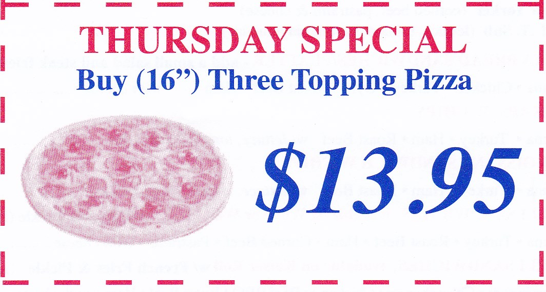 Specials & Coupons Joe's Pizza & Subs